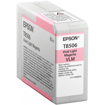 Tinta Epson T850 UltraChrome - Magenta Claro Vivo - 80ml - T850600