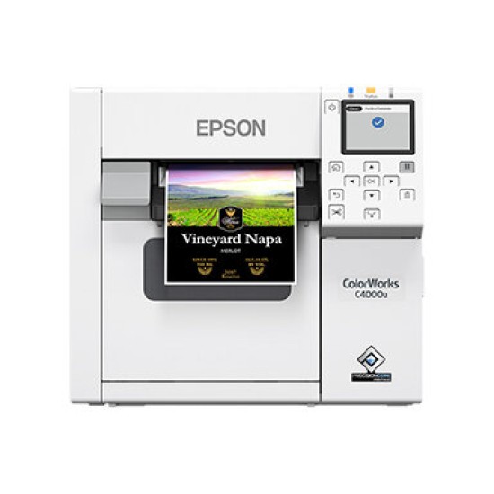 Impresora de Etiquetas Epson CW-C4000 - Inyección de Tinta - 4"/s - 4.25" - USB - C31CK03101