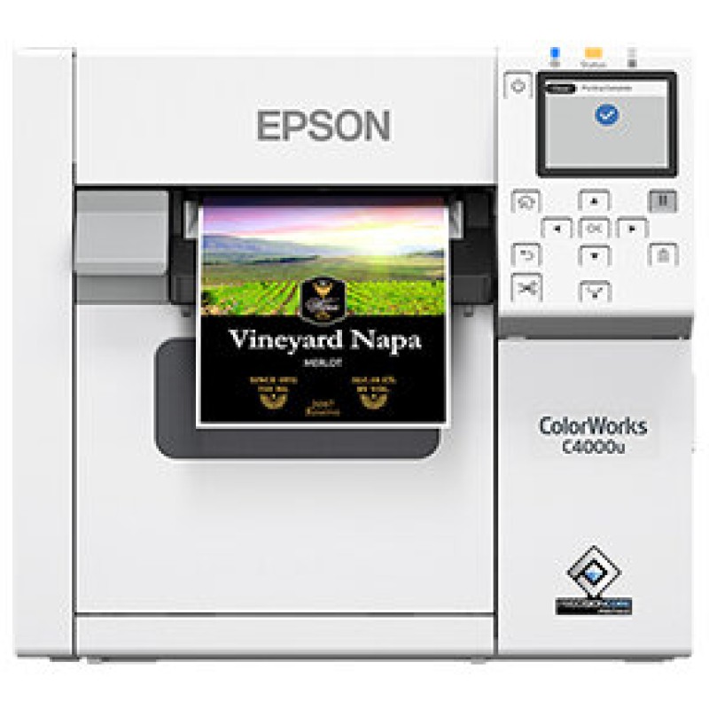 Impresora de Etiquetas Epson CW-C4000 - Inyección de Tinta - 4"/s - 4.25" - USB - C31CK03101