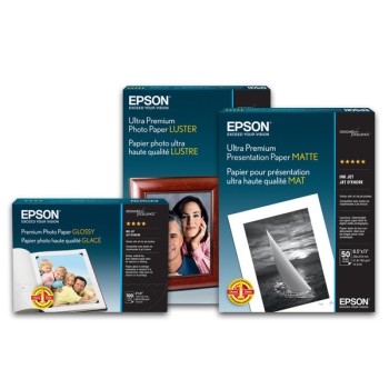 Papel Epson Blanco 17x100 Pies 240 g/m² - Modelo S045111
