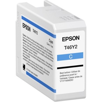 Tinta Epson T46Y - Cian - 50ML - T46Y200