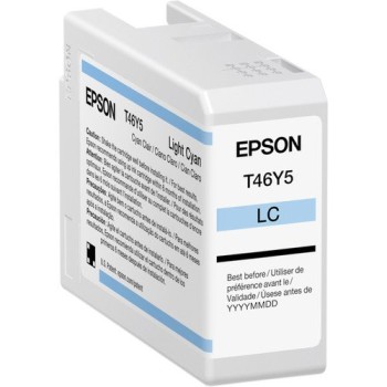 Tinta Epson T46Y - Cian Claro - 50ML - T46Y500