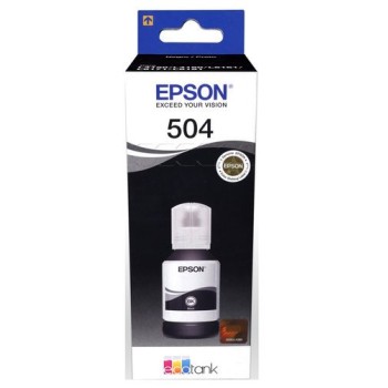 Botella de Tinta Epson 504 - Negro - 2 Piezas - T504120-2P