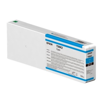 Tinta Epson UltraChrome HDX/HD - Cian - 700ml - T55K200