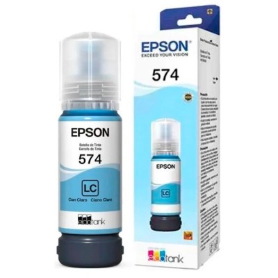 Tinta Epson T574 - Cian Claro - T574520-AL