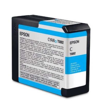 Tinta Epson T580 UltraChrome K3 - Cian Fotográfico - 80ml - T580200