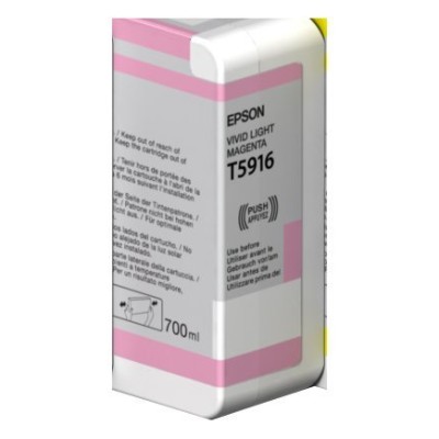 Tinta Epson T591600 - Magenta Claro Vivo - 700ml - T591600 Tinta Epson T591600 - Magenta Claro Vivo - 700ml - T591600