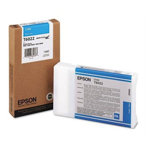Tinta Epson T602 UltraChrome K3 Cian 110ml Original para Impresoras Profesionales