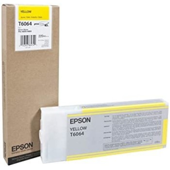 Tinta Epson T606 UltraChrome K3 - Amarillo - 220ml - T606400