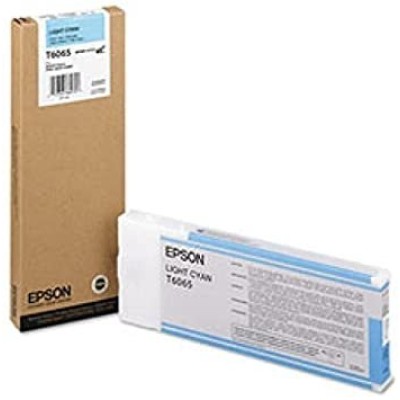 Tinta Epson T606 UltraChrome K3 - Cian Claro - 220ml - T606500 Tinta Epson T606 UltraChrome K3 - Cian Claro - 220ml - T606500