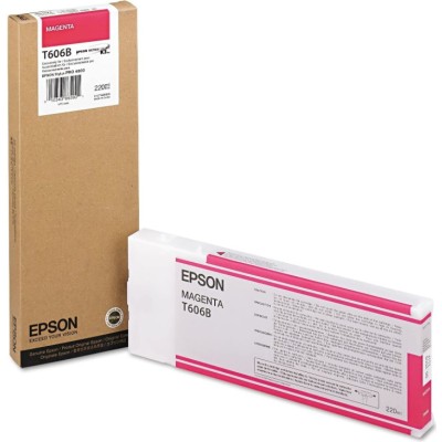 Tinta Epson T606 UltraChrome K3 - Magenta - 220ml - T606B00
