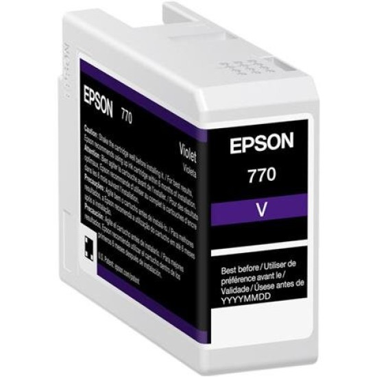 Tinta Epson UltraChrome PRO10 T770 - Violeta - 25ml - T770020
