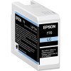 Tinta Epson UltraChrome PRO10 T770 - Cian Claro - 25ml - T770520 Tinta Epson UltraChrome PRO10 T770 - Cian Claro - 25ml - T770520