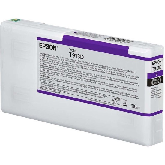 Tinta Epson T913D00 - Violeta - 200ml. - Ultrachrome HD - T913D00