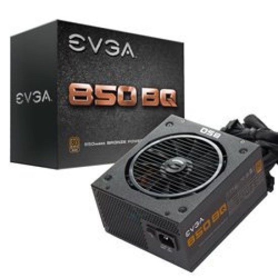 Fuente de Poder EVGA 110-BQ-0850-V1 - 850w - ATX - 24 Pines - 10x Sata - 110-BQ-0850-V1