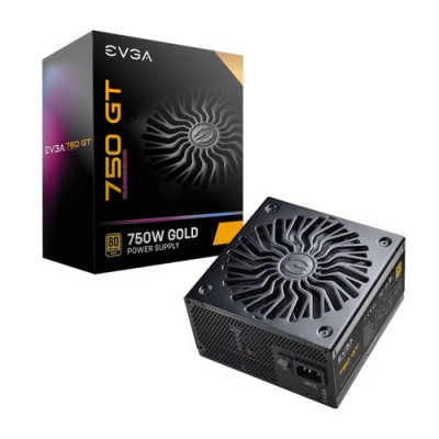 Fuente de Poder EVGA SuperNOVA 750 GT - 750W - ATX - 20 + 4 Pines - Sata - 220-GT-0750-Y1