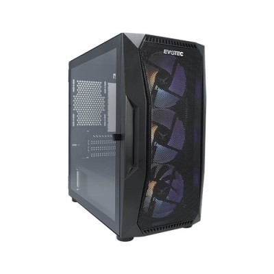 Gabinete Gamer Evotec EV-1019 - Mini Torre - Micro ATX/Mini ITX - Panel Lateral - EV-1019