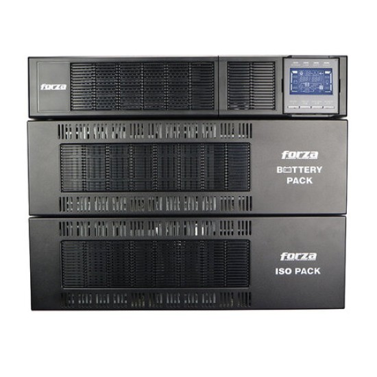 UPS Forza Power Technologies FDC-106KMR-ISO - 6000VA/6000W - Doble conversión - LCD - AVR - FDC-106KMR-ISO