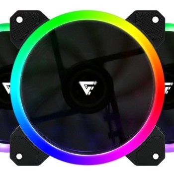 Kit de Ventiladores RGB Game Factor 120mm 1500 RPM Modelo FKG400