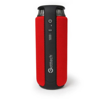 Bocina Getttech Soundcup Beat - Inalámbrica - Bluetooth - USB - 4000mAh - IPX4 - Rojo - GBS-31504R