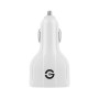 Cargador para Auto Getttech Vostok - 3x USB - Blanco - GCC-30FC-01