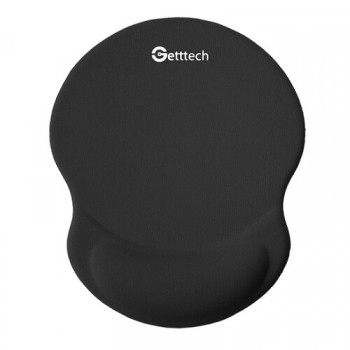 Mousepad Getttech Gel con Reposamuñecas Ergonómico - Modelo GGD-STD-01-BK