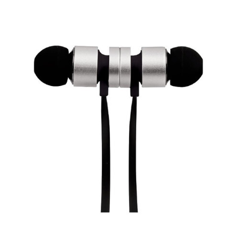 Auriculares Getttech MI-1220N - Alámbricos - 1.2 Mts - Plata/Negro - MI-1220N