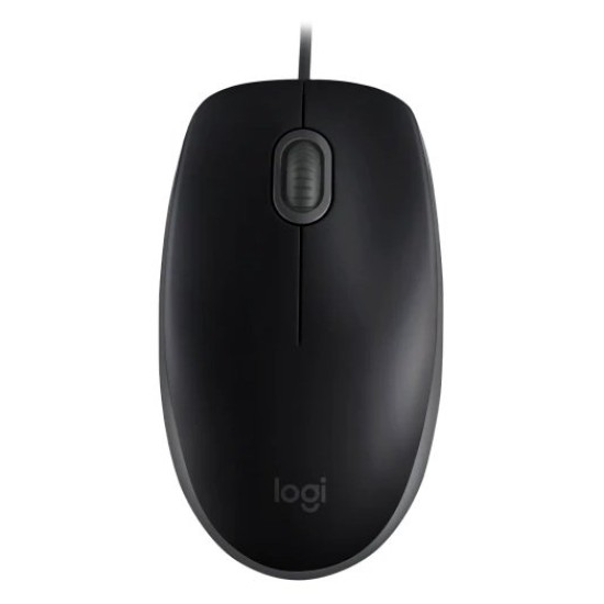 Mouse Logitech M110 Silent - Alámbrico - USB - 3 Botones - 1000 dpi - Negro - 910-006756