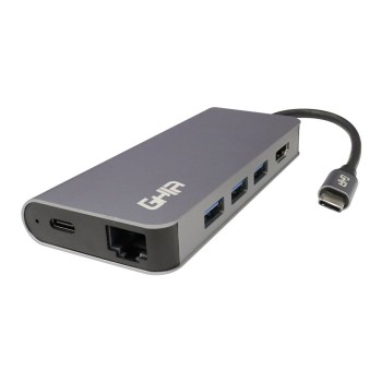 Docking Station GHIA ADAP-20 - USB-C PD - USB - HDMI - RJ-45 - SD/MicroSD - ADAP-20