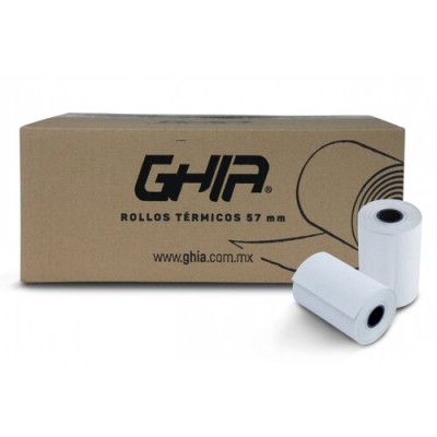 Rollo de Papel GHIA CTG574N - 57mm x 40mm - 50 Piezas - CTG574N