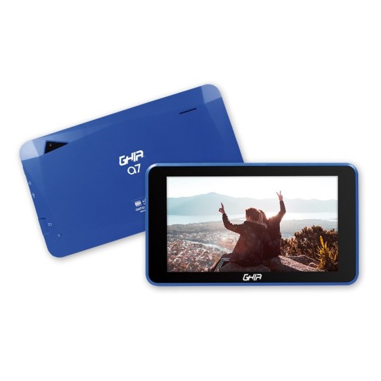 Tablet GHIA A7 GA7133A3 - 7" - Quad Core - 2GB - 32GB - Cámaras 0.3MP/2MP - Android - Azul - GA7133A3