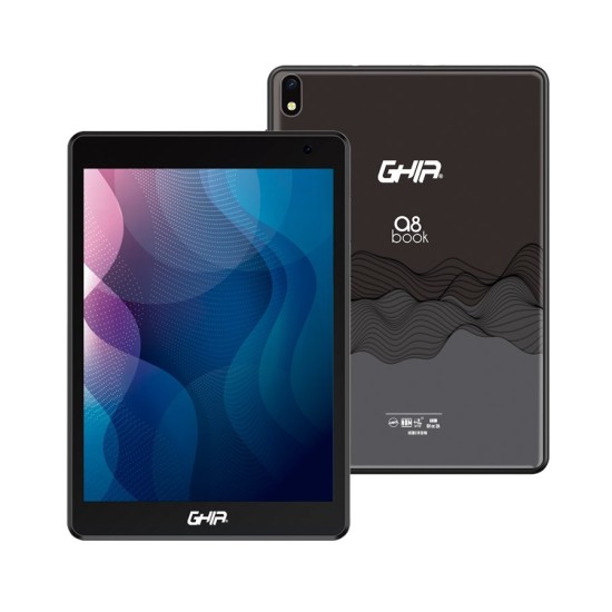 Tablet GHIA A8 Book - 7.5" - Quad Core - 4GB - 64GB - Cámaras 2MP/5MP - 4000 mAh - Android - GA8N