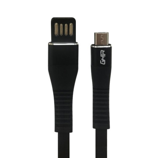 Cable Micro USB GHIA GAC-200N - 1m - Negro - GAC-200N