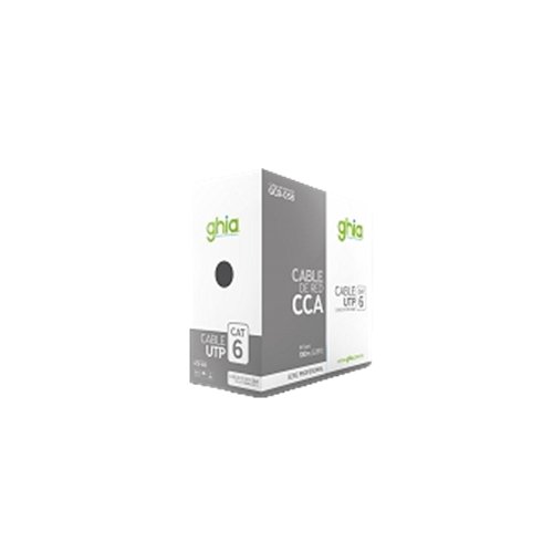Bobina GHIA Cat6 100M 23 AWG Gris Modelo GCB-058