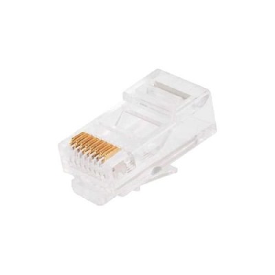 Plug GHIA GCN-004 - Cat6 - RJ-45 - 100 Piezas - GCN-004