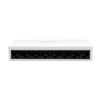 Switch GHIA GNW-S2 - 8 Puertos - Fast Ethernet - No Gestionado - GNW-S2