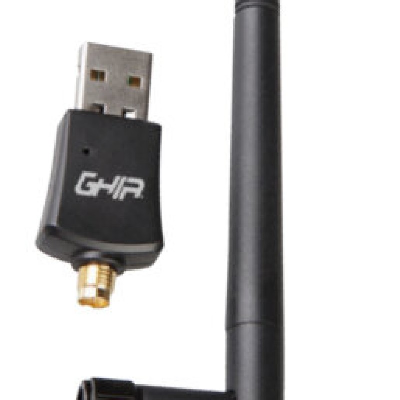 Adaptador de Red GHIA GNW-U4 - 300 Mbps - 2.4 GHz - USB - GNW-U4