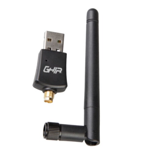 Adaptador de Red GHIA USB Doble Banda 600 Mbps 2.4/5GHz Modelo GNW-U6