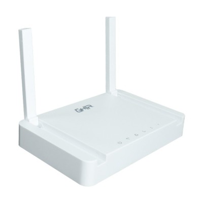 Router GHIA GNW-W2 - 2.4 GHz - 300 Mbit/s - 3x RJ-45 - 2 Antenas - GNW-W2