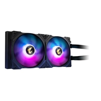 Enfriamiento Líquido Gigabyte AORUS WATERFORCE X 280 - 2 Ventiladores - 800 a 2500 RPM - RGB - GP-AORUS WATERFORCE X 280