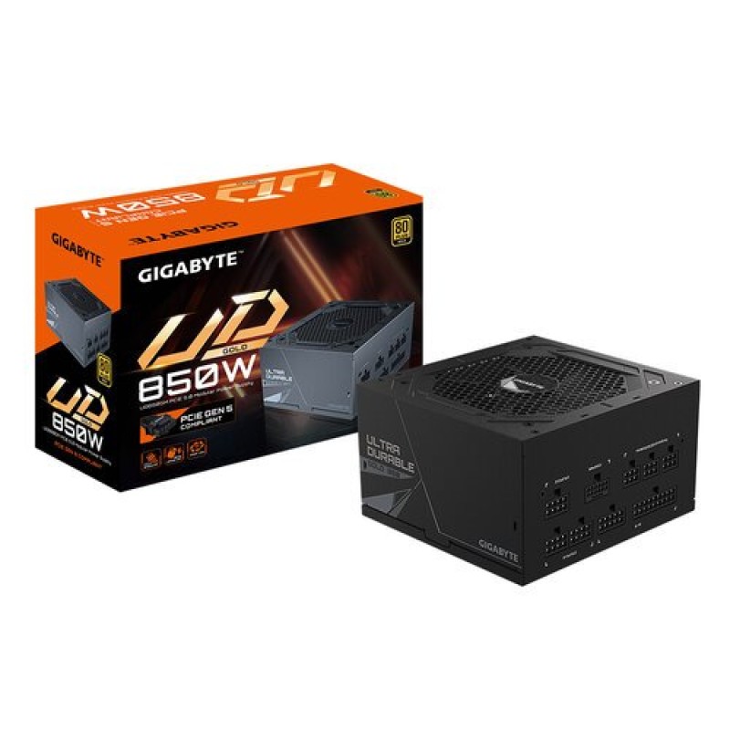 Fuente de Poder Gigabyte UD850GM PG5 - 850W - ATX - 20+4 Pin - 8x SATA - 80 Plus GOLD - GP-UD850GM PG5