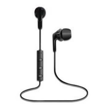 Auriculares Ginga Inalámbricos Bluetooth Negro Modelo GIAUDBT01