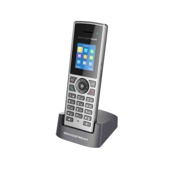 Teléfono Grandstream DP722 - Inalámbrico - 10 Líneas - Push-To-Talk - Gris - DP722