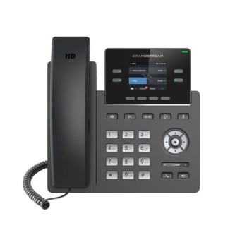 Teléfono IP Grandstream GRP2612W - 2 Líneas - Wi-Fi - Negro - GRP2612W