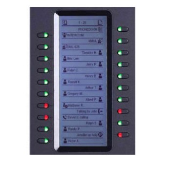 Módulo de expansión Grandstream GXP2200EXT - 20 Teclas - 40 Registros - Compatible con GXP2140 / GXP2170 Y GXV3240 - GXP2200EXT