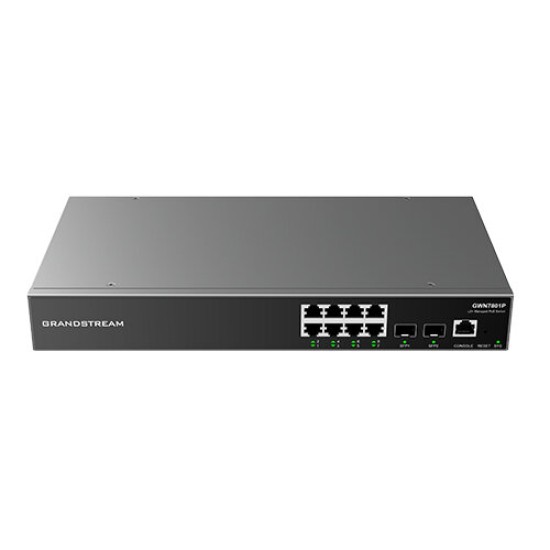 Switch Grandstream Networks GWN7801 - 8 Puertos - Gigabit - 2 SFP - Gestionado - GWN7801
