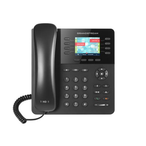 Teléfono IP Grandstream GXP2135 - 8 Líneas VoIP - Pantalla 2.8 pulgadas - Negro