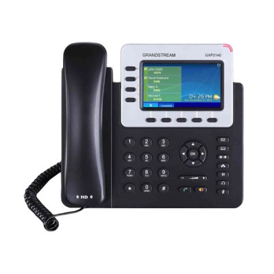 Teléfono IP Grandstream GXP2140 - 4 Líneas - Negro - GXP2140 Teléfono IP Grandstream GXP2140 - 4 Líneas - Negro - GXP2140