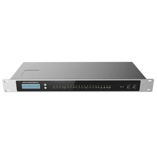 Conmutador Grandstream Networks UCM6304 - 2000 Usuarios - Hasta 8 Salas de Videoconferencia - 4 x RJ-11 - USB - UCM6304