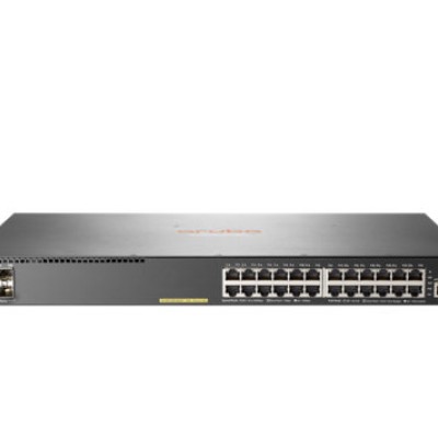 Switch Aruba 2930F - 24 Puertos - Gigabit - PoE - 4 SFP+ - Gestionado - JL255A